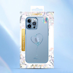 KINGXBAR WISH SERIES CASE DECORATED WITH CRYSTALS IPHONE 13 PRO BLUE