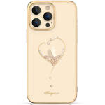 KINGXBAR WISH SERIES CASE FOR IPHONE 14 PRO DECORATED WITH GOLDEN CRYSTALS