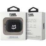 Karl Lagerfeld KLAP2PGCHPK AirPods Pro 2 (2022/2023) cover czarny/black Monogram Choupette Head