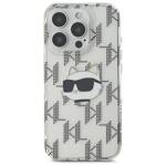 Karl Lagerfeld KLHCP16XHKLPCHT iPhone 16 Pro Max 6.9" przezroczysty/transparent hardcase IML Choupette Head Electroplated