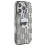 Karl Lagerfeld KLHCP16XHKLPKHK iPhone 16 Pro Max 6.9" czarny/black hardcase IML Karl Head Electroplated