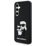 Karl Lagerfeld KLHCS24FE3DRKCNK S24 FE    S721 czarny/black hardcase 3D Rubber Karl&Choupette