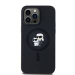 Karl Lagerfeld KLHMP14LSCMKCRHK iPhone 14 Pro 6.1" czarny/black hardcase Silicone Karl & Choupette MagSafe