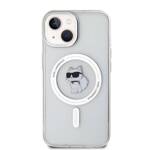 Karl Lagerfeld KLHMP14SHFCCNOT iPhone 14 / 15 / 13 6.1" przezroczysty/transparent hardcase IML Choupette MagSafe