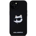 Karl Lagerfeld KLHMP15MSCHPPLK iPhone 15 Plus / 14 Plus 6.7" czarny/black hardcase Silicone Choupette Head MagSafe