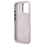 Karl Lagerfeld KLHMP16SSCMKMPCP iPhone    16 6.1" różowy/pink hardcase Silicone Shadow Metal Initial MagSafe