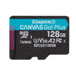 Kingston karta pamięci 128GB microSDXC Canvas Go! Plus kl. 10 UHS-I 170 MB/s + adapter