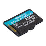 Kingston karta pamięci 256GB microSDXC Canvas Go! Plus kl. 10 UHS-I 170 MB/s + adapter