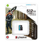 Kingston karta pamięci 512GB microSDXC Canvas Go! Plus kl. 10 UHS-I 170 MB/s