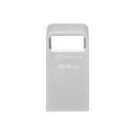 Kingston pendrive 64GB USB 3.0 / USB 3.1 DT Micro G2 metalowy srebrny