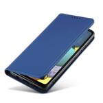 MAGNET CARD CASE CASE FOR SAMSUNG GALAXY A12 5G POUCH WALLET CARD HOLDER BLUE