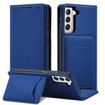 MAGNET CARD CASE CASE FOR SAMSUNG GALAXY S22 POUCH CARD WALLET CARD HOLDER BLUE