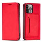 MAGNET CARD CASE FOR SAMSUNG GALAXY S23 FLIP COVER WALLET STAND RED