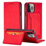 MAGNET CARD CASE FOR SAMSUNG GALAXY S23 FLIP COVER WALLET STAND RED