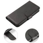 MAGNET CASE ELEGANT BOOKCASE TYPE CASE WITH KICKSTAND FOR IPHONE 13 PRO MAX BLACK