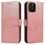 MAGNET CASE ELEGANT CASE COVER WITH A FLAP AND STAND FUNCTION FOR SAMSUNG GALAXY A03S (166.5) PINK