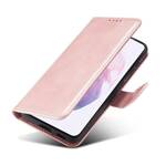 MAGNET CASE ELEGANT CASE COVER WITH A FLAP AND STAND FUNCTION FOR SAMSUNG GALAXY S22 PINK