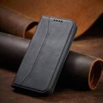 MAGNET FANCY CASE CASE FOR IPHONE 12 PRO POUCH CARD WALLET CARD STAND BLACK