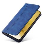 MAGNET FANCY CASE FOR SAMSUNG GALAXY S23 FLIP COVER WALLET STAND BLUE