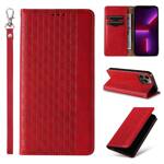 MAGNET STRAP CASE CASE FOR IPHONE 12 PRO MAX POUCH WALLET + MINI LANYARD PENDANT RED
