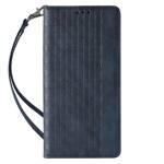 MAGNET STRAP CASE CASE FOR IPHONE 14 PLUS FLIP WALLET MINI LANYARD STAND BLUE