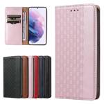 MAGNET STRAP CASE CASE FOR SAMSUNG GALAXY S22 + (S22 PLUS) POUCH WALLET + MINI LANYARD PENDANT PINK