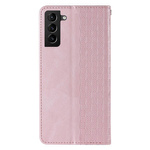 MAGNET STRAP CASE CASE FOR SAMSUNG GALAXY S22 + (S22 PLUS) POUCH WALLET + MINI LANYARD PENDANT PINK