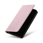 MAGNET STRAP CASE FOR IPHONE 12 PRO POUCH WALLET + MINI LANYARD PENDANT PINK