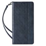 MAGNET STRAP CASE FOR SAMSUNG GALAXY S23+ FLIP WALLET MINI LANYARD STAND BLUE