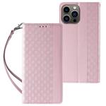 MAGNET STRAP CASE FOR SAMSUNG GALAXY S23+ FLIP WALLET MINI LANYARD STAND PINK