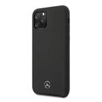 MERCEDES MEHCN58SILBK IPHONE 11 PRO HARDCASE CZARNY /BLACK SILICONE LINE