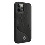 MERCEDES MEHCP12LCDOBK IPHONE 12 PRO MAX 6,7" CZARNY /BLACK HARDCASE LEATHER PERFORATED AREA