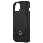 MERCEDES MEHCP15MARMBK IPHONE 15 PLUS 6.7" CZARNY /BLACK HARDCASE LEATHER URBAN