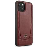 MERCEDES MEHCP15SARMRE IPHONE 15 6.1" CZERWONY/RED HARDCASE LEATHER URBAN BENGALE