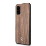 MERCEDES MEHCS67VWOLB S20+ G985 HARD CASE BRĄZOWY  /BROWN WOOD LINE WALNUT