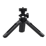 MINI TRIPOD WITH PHONE HOLDER MOUNT SELFIE STICK CAMERA GOPRO HOLDER BLACK