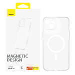 Magnetic Phone Case for iP 14 Baseus OS-Lucent Series (Clear)