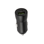 Maxlife Car Charger PD QC MXCC-04 1X USB-C 1X USB 20W Black + USB-C cable-USB-C 60W