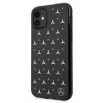 Mercedes MEHCN61ESPBK iPhone 11 / Xr 6,1" czarny/black hardcase Silver Stars Pattern