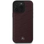 Mercedes MEHCP16X23RWRSR iPhone 16 Pro Max 6.9" czerwony/red hardcase MB Waves Leather