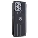 Mercedes MEHMP15L23HRSK iPhone 15 Pro  6.1" czarny/black hardcase Double Layer Crossed Lines MagSafe