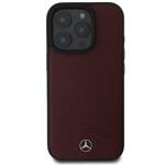 Mercedes MEHMP16L23RBARR iPhone 16 Pro 6.3" czerwony/red hardcase Textured And Plain Leather MagSafe