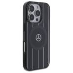 Mercedes MEHMP16X23HRSK iPhone 16 Pro     Max 6.9" czarny/black hardcase MB Double Layer Crossed Lines MagSafe