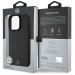 Mercedes MEHMP16X23RBARK iPhone 16 Pro Max 6.9" czarny/black hardcase Textured And Plain Leather MagSafe