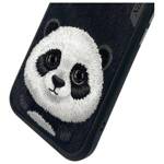 Nimmy etui iPhone 15 6.1" czarny/black    Big Eyed Pet 2.0 Panda