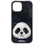 Nimmy etui iPhone 15 6.1" czarny/black    Big Eyed Pet 2.0 Panda