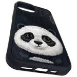 Nimmy etui iPhone 15 6.1" czarny/black    Big Eyed Pet 2.0 Panda