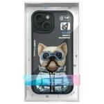 Nimmy etui iPhone 15 6.1" czarny/black    Cool&Cute 2.0 Dog