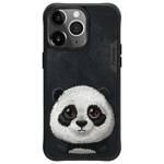 Nimmy etui iPhone 15 Pro 6.1"             czarny/black Big Eyed Pet 2.0 Panda