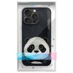 Nimmy etui iPhone 15 Pro 6.1"             czarny/black Big Eyed Pet 2.0 Panda